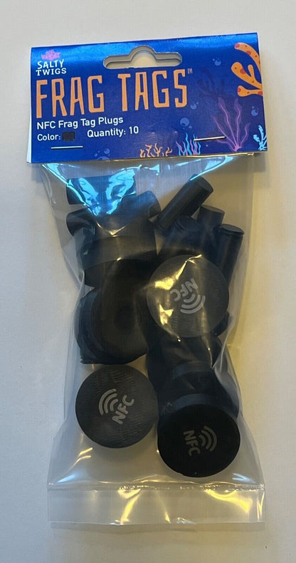 Salty Twigs Frag Tags™ - NFC chip embedded frag plugs (Pack of 10)